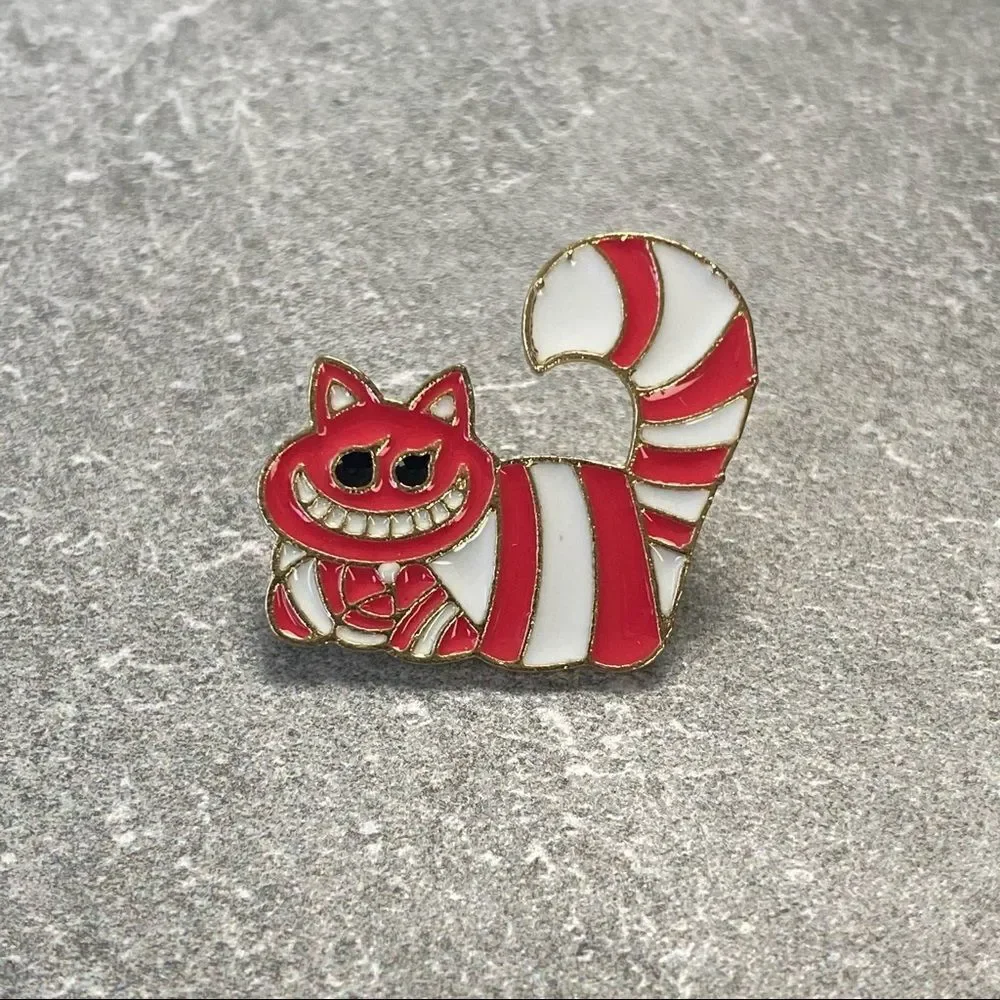 Cheshire Alice Wonderland Collection Enamel Pin